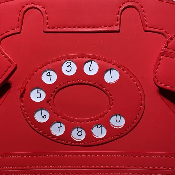 Zara girls red telephone bag - Picture 4 of 9